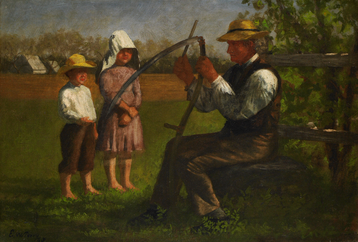 Sharpening_the_Scythe_by_Enoch_Wood_Perry